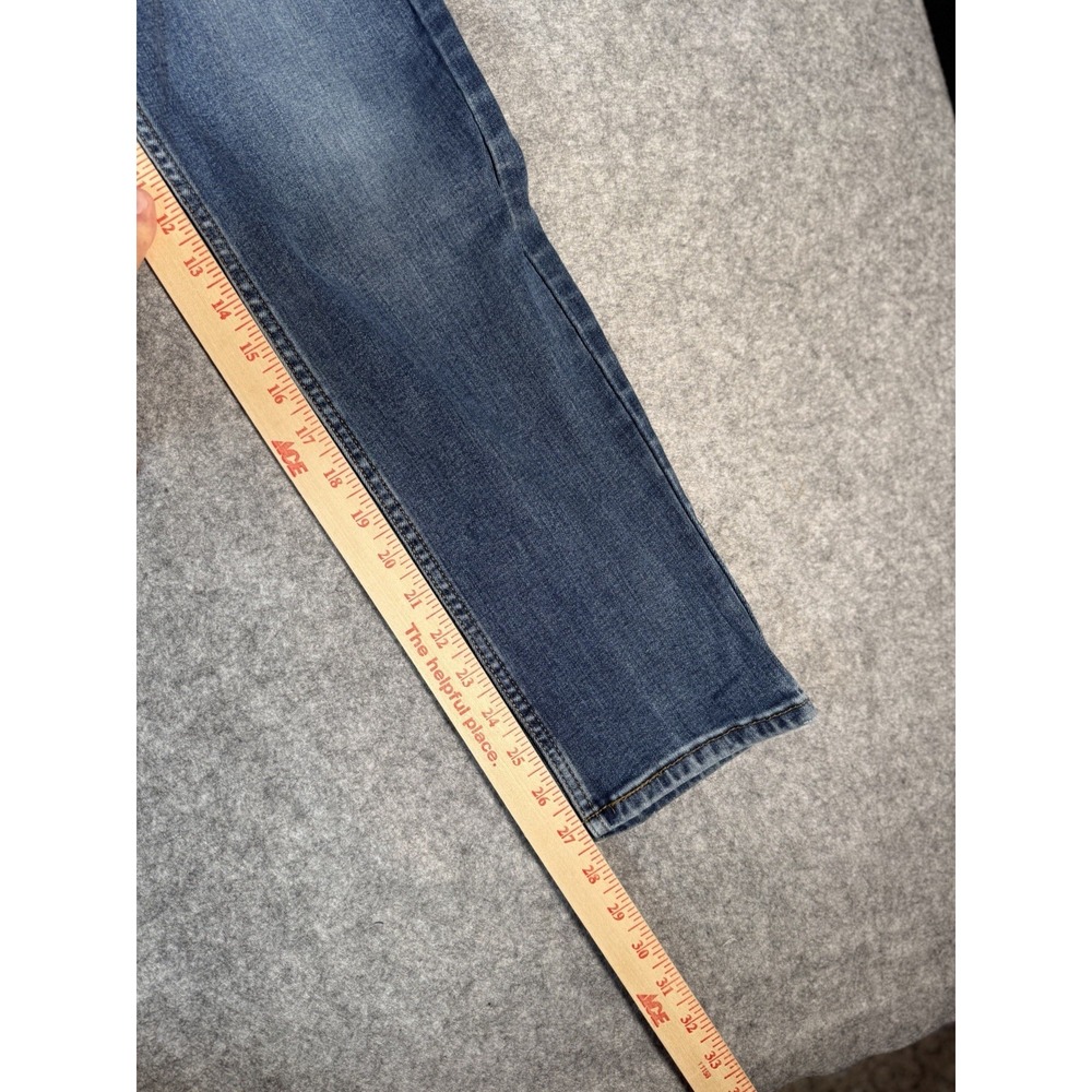 Levi's 502 Women's Jeans W29 L30 Medium Wash Straight Leg Stretch Denim - Picture 7 of 9